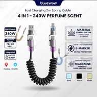 BlueWow 4-in-1【2M】Fast Charging Cable USB Type C Cable For Usb C Charger Charging Cable Wire