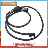 Mini Fuel Pump Fuel Line Hose Outboard Boat Engine Petrol Tank Connectors Kit [matefield.my]