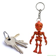 amonoqa Unique 3D Published Skull Plan Keychain Environmental Aware Option For Fashion Aware Individ