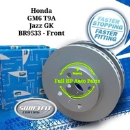 Original Bendix Swiftfit BR9533 Front Disc Rotor - H/D City T9A / GM6/ GN2/ Jazz GK