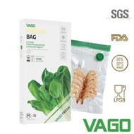VAGO FRESH 食物真空袋 ｜食物袋｜ 保鮮袋 中碼 (10件/盒) 28×26cm