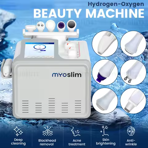 6 In 1 Water Oxygen Jet Facial Machine Oxygen Jet Peel Microdermabrasion Vacuum Hydro Facial Beauty 