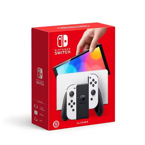 Nintendo Switch OLED Model – White & Black Joy-Con
