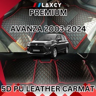 Toyota Avanza 2005-2025 LAXEY Carpet & 5D Carpet / Floor Mat【3row】  1 set