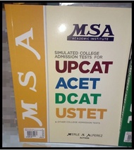 § ♙ ● ORIGINAL/AUTHENTIC 2022edition MSA SIMULATED COLLEGE ADMISSION TEST UPCAT (MSA REVIEWER COLLE