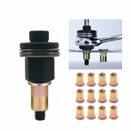 Manual Riveting Tool  Rivet Nut Adapter Tool Simple Rivet Nut Tools Universal with Wrench Thread Rep