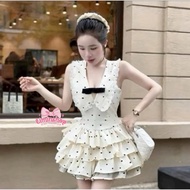 (Product photo included) Lovely lace polka dot women's dress