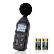 Meter Desibel DB-01, Meter Desibel Bunyi Profesional dengan Penimbang A/C, Respons Cepat/Lambat, Jul