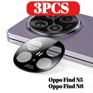 1-3Pcs Lens Cover Screen Protector For Oppo Find N6 N5 Black Edge Camera Lens Protector Glass Film F
