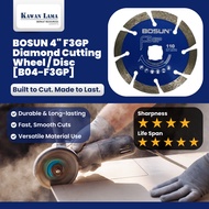 BOSUN 4" F3GP Diamond Cutting Wheel / Disc [B04-F3GP]