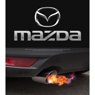Mazda 3 6 CX5 CX8 CX30 Decorative Exhaust Pipe Tail Throat