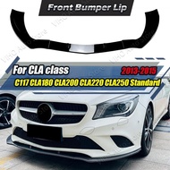 Front Bumper Lip Diffuser Spoiler Trim for Mercedes-Benz CLA 2013-2015 Standard CLA200 CLA220 CLA250