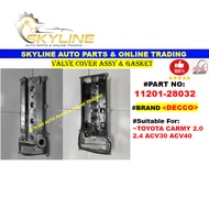 11201-28032 Valve Cover Assy(With Engine Oil Cap) Toyota Camry 2AZ Estima 2.0 2.4 Acv30 Acv 40 (With