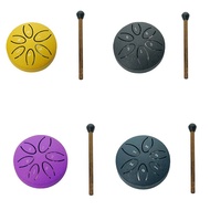 (TNAQ) Rain Drum for Outside Steel Tongue Drum 6 Notes 3 Inches Chakra Tank Drum Steel Percussion Pa