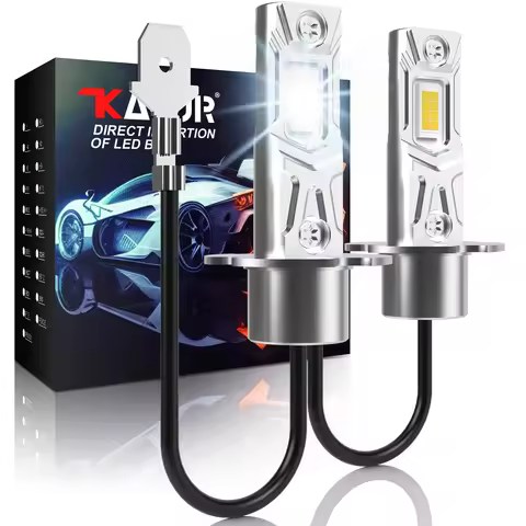 Katur 2x H3 Led Car Headlight Fog Light Canbus Bulb Auto Diode Moto Driving Running Lamp 55W High Po