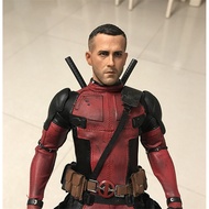[Special Promotion] Ready Stock 1/6 Soldier Deadpool Ryan Reynolds Normal Version Head Sculpture Che