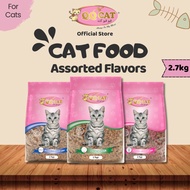 QQ Pet Cat Food Makanan Kucing - Chicken/Tuna/Seafood (2.7kg)