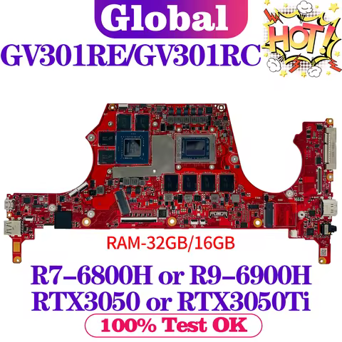 Motherboard GV301RE GV301RC GV301R Mainboard For ASUS ROG Flow X13 (2022) Laptop R7-6800H R9-6900H R