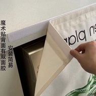 Taiwan Shipping Toilet Washbasin Waterproof Block Curtain Kitchen Cabinet Perforation-Free Ugly Smal