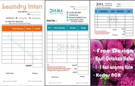 NOTA CUSTOM LAUNDRY 2 PLY 1 FOLIO / TOKO ATK/ SEMBAKO/ ELEKTRONIK DLL