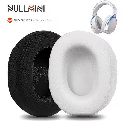 Nullmini Replacement Earpads for Mchose V9 Pro Headphones Cooling Gel Ear Pads Cushion Earmuffs Slee