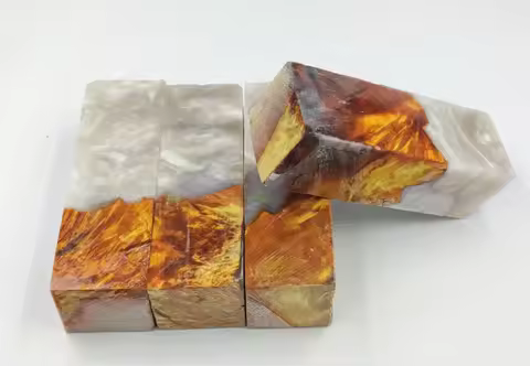 39x39x120mm Pen Blank resin with wood