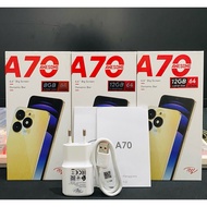 Itel A70 & Chargeran 10w type C cardboard box, 100% Original