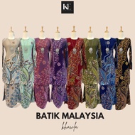 [Size 36-56] Baju Kurung Moden Corak Batik Kawla Plus Size Baju Raya 2025