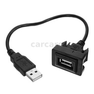Toyota vios corolla  cross  Car USB Extension Lead Cable Dashboard Flush Mount Interface Adapte car accessories