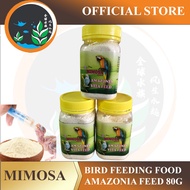 Hand feeding Baby Bird Food MIMOSA Exact Hand Feeding Formula Susu Burung 80G