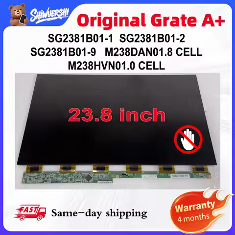 Original New A+ 23.8 inch Only Lcd Glass Screen SG2381B01-1 SG2381B01-2 SG2381B01-9 M238DAN01.8 CELL