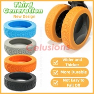 【SG Seller】8 Pcs ⭐3rd Generation Luggage Wheels Cover⭐Silicone Suitcase Wheel Protector Office Chair