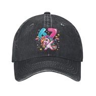 67 Meme Unicorn Washed Baseball Hat 67 Meme Brainrot Fashion Sun Truck Hat Summer