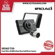 Iroad TX9 Front Ultra 3K QHD & Rear Full HD Car Camera 32G