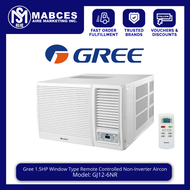 Gree 1.5HP Window Type Remote Controlled Non-Inverter Aircon GJ12-6NR