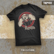 T-shirt Popeye - Streetwear - Cartoon - Ready Stock (TKPY01) Tor Clothing