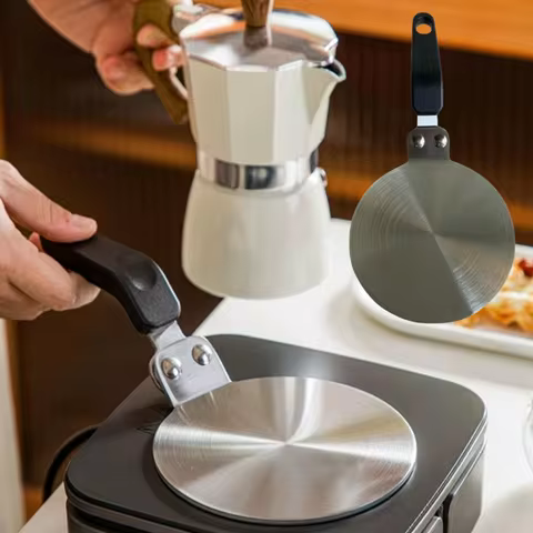 Universal Heat Diffuser for Cookware Anti Scalding Stainless Steel Induction Converter Plate with Ha