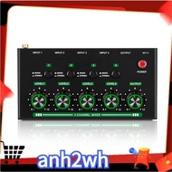 4 Channel Mixer Signal Mixer for Club Bar