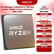 AMD Ryzen 7 9800X3D CPU (4.7 GHz Upto 5.2 GHz / 104MB / 8 Cores, 16 Threads / 120W / AM5) | Hoco PC