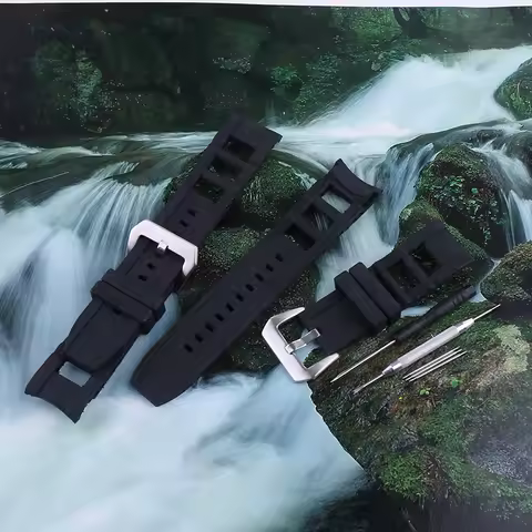 26mm Rubber Watch Strap for Invicta Pro Diver Replacement Wristband Men Outdoor Sports Diving Silico