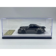 Ready Stock Immediate Shipping MC Alloy 1: 64 Porsche RWB930 Electroplating Silver Color Matching Un