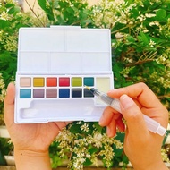 Ceramic pigment solid watercolor box Underglaze Solid Watercolour Set for Pottery Terracotta ing Col