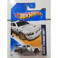 HW12AA Hot Wheels Dodge Charger Drift White