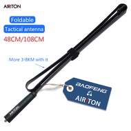 AIRITON SMA-Female Dual Band VHF UHF 144/430Mhz Foldable Tactical Antenna For Baofeng UV-5R UV-82 BF