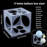 Balloon Sizer Balloon Measuring Tool 11 Holes Balloon Sizer For Party Decoration