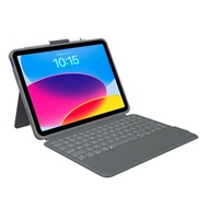 iPad 10th Generation Keyboard Case: Bluetooth Rechargeable Magic-Style Keyboard Folio with Built-in 