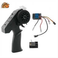 2.4G 2 Channel Remote Controller Kit Transmitter Receiver 50A ESC for  MN88K RC Car Upgrade Parts