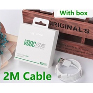 Original OPPO VOOC 2M cable Micro USB Android R7s R9 R9s R11 R11S R15 AX5 A57 Fast charging Cables