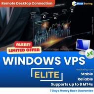 Forex Windows VPS Malaysia [Hosting Services] [Elite] | 7 Days Money Back Guarantee | Up to 8 MT4s |