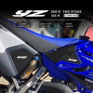Non-slip Side Fuel Tank Stickers Waterproof Pad Rubber Sticker For YAMAHA YZ125R YZ 125 R  YZ250R YZ